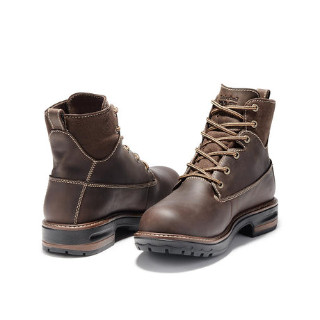 Timberland Pro Hightower 6-Inch Waterproof Alloy-Toe Work Boot Brown Turkish korn, TB1A1KIT Pair Lateral Image