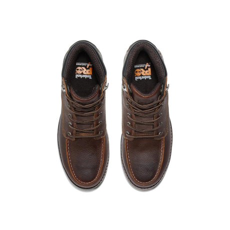 Timberland Pro Irvine 6 Inch Alloy-Toe Work Boot Brown Front-upper View