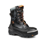 Timberland Pro Pac Max 10-Inch Waterproof Composite-Toe Work Boot Fp Csa Black/Orange korn, TB1A5QXJ Angled Image 1