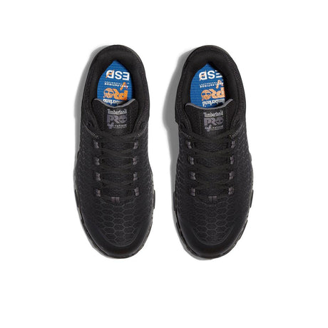 Timberland Pro Powertrain Sport Alloy-Toe Work Shoe Sd35 Black Front-upper View