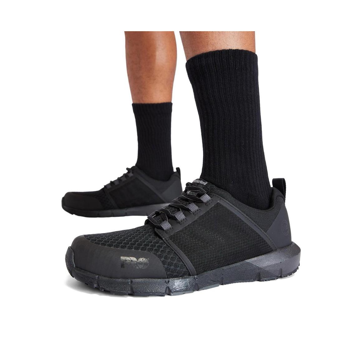 Timberland PRO Radius Composite Toe Work Shoe Black – Steel Toes