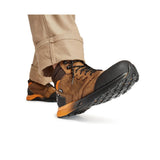 Timberland Pro Reaxion Composite-Toe Waterproof Work Boot Brown/Orange A1ZR1 Legs View