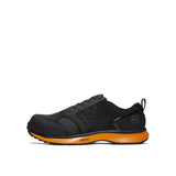 Timberland Pro Reaxion Composite-Toe Work Shoe Black\Orange A2123 Lateral View