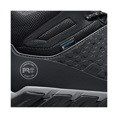 Timberland Pro Ridgework Composite-Toe Waterproof Work Boot Black A1KBW Detail View