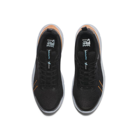 Timberland Pro Setra Composite-Toe Work Shoe Black/Grey Front-upper View