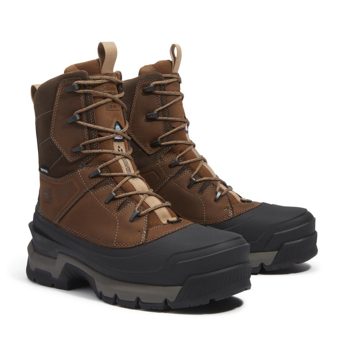 Timberland Pro Siberian Waterproof Composite Toe Work Boots Brown Front-upper View
