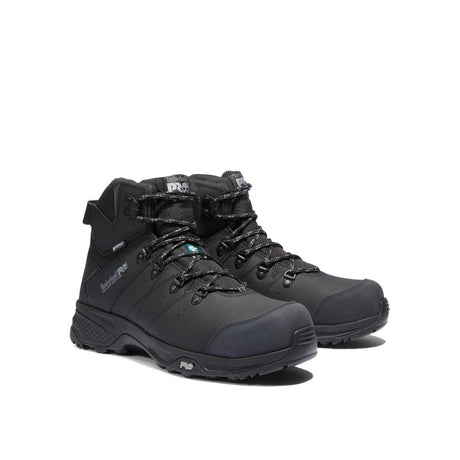 Timberland Pro Switchback 6 Inch Composite-Toe Waterproof PR Work Boot Black A2CB8 Both Front View