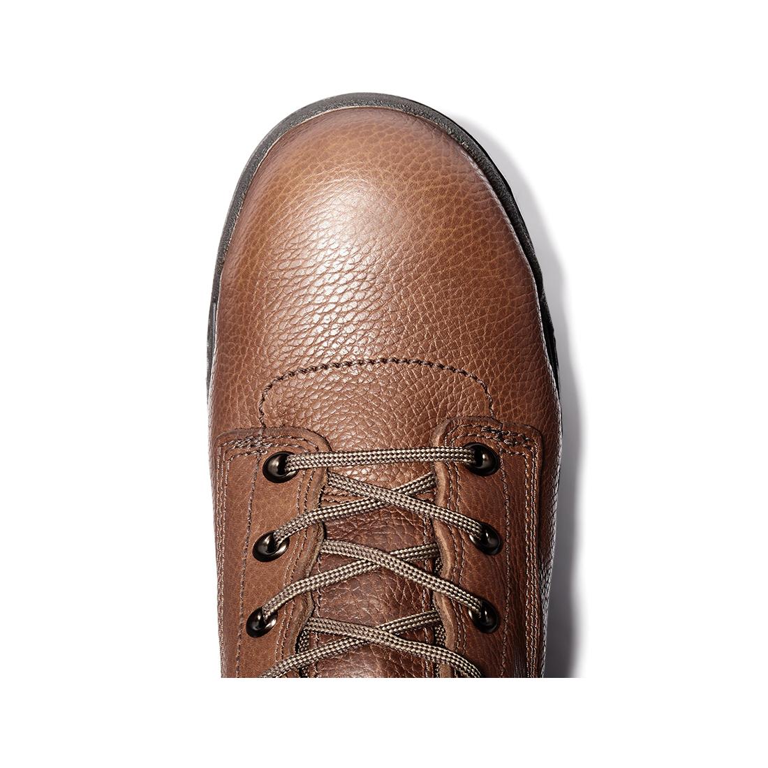 Timberland Pro Titan® 6-Inch Alloy-Toe Work Boot Brown Front-upper View