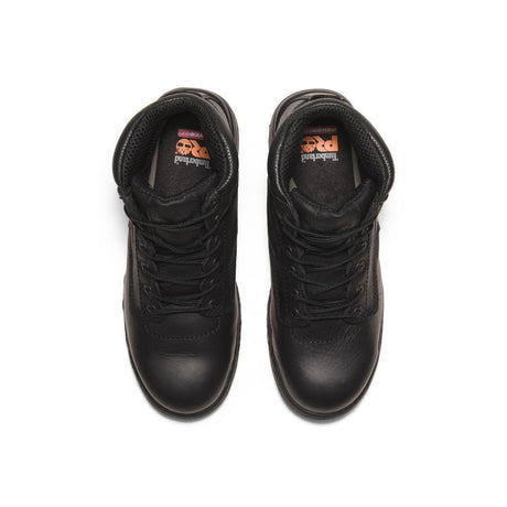 Timberland Pro Titan 6 Inch Composite-Toe Work Boot Black Front-upper View