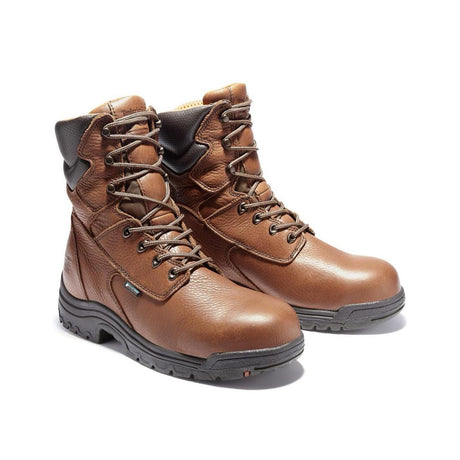Timberland Pro Titan 8 Inch Alloy-Toe Waterproof Work Boot Medium Brown 47019,DISCONTINUED,LOLA