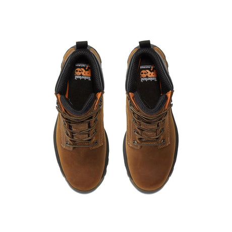 Timberland Pro Titan EV 6 Inch Soft-Toe Waterproof Work Boot Brown Front-upper View