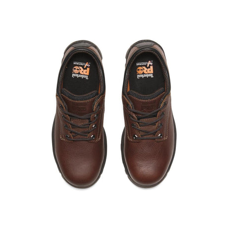 Timberland Pro Titan Ev Composite-Toe Oxford Work Shoe Brown Front-upper View