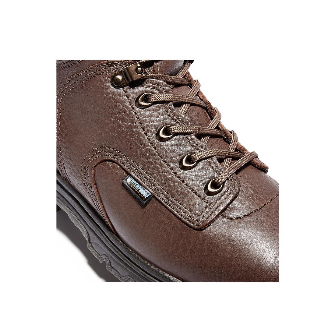 Timberland Pro Titan® 6-Inch Waterproof Alloy-Toe Work Boot Brown korn, TB126078 Medial Image