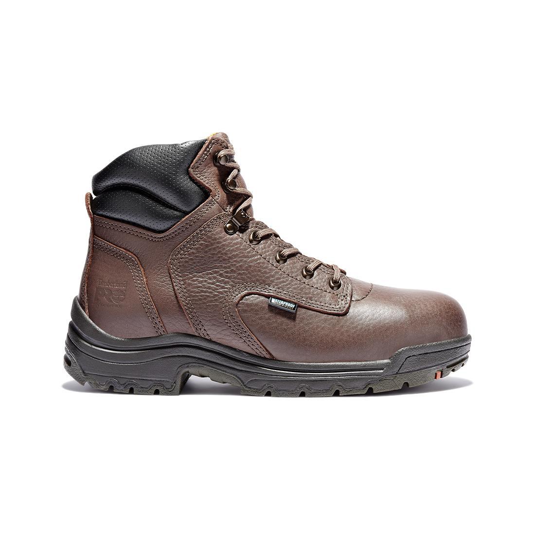Timberland Pro Titan® 6-Inch Waterproof Alloy-Toe Work Boot Brown korn, TB126078 Hero Image