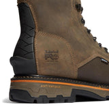 Timberland Pro True Grit 8 Inch Composite-Toe Waterproof Work Boot Brown A22CN,DISCONTINUED,LOLA
