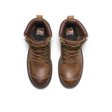 Timberland Pro Whitman 8-Inch Waterproof Composite-Toe Work Boot Full Grain Medium Brown Front-upper View