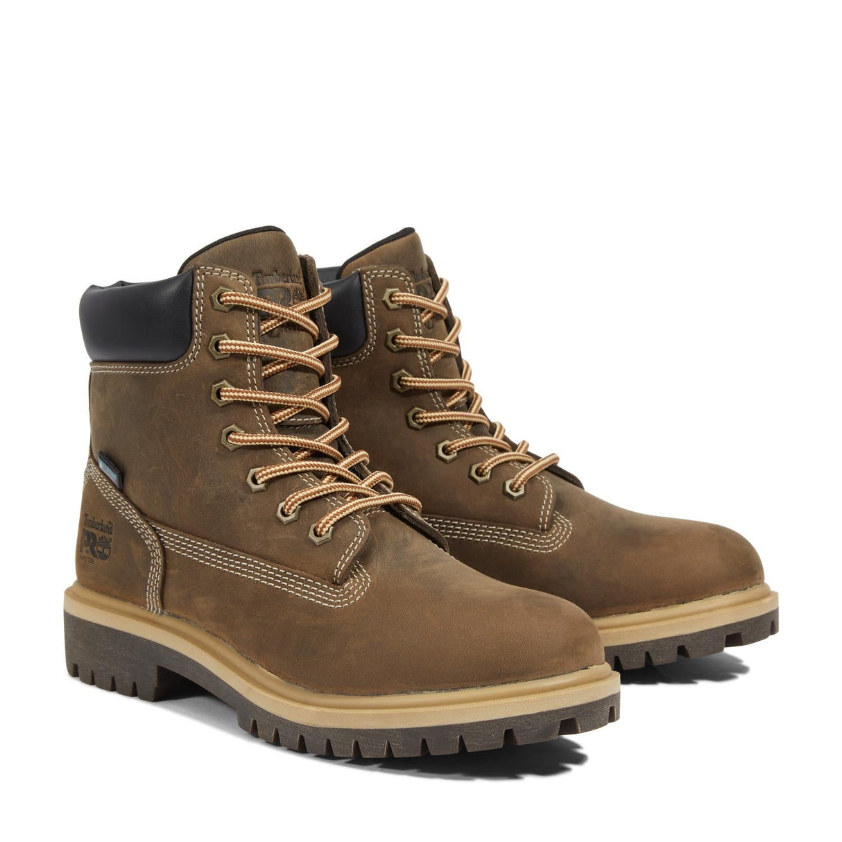 Timberland Pro-Women's 6 In Direct Attach Waterproof Ins 200G Brown-Steel Toes-2
