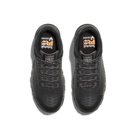 Timberland Pro Women's Powertrain Sport Alloy Toe Work Shoe Black Front-upper View