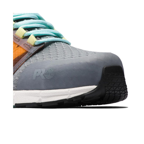 Timberland Pro Women's Radius Composite-Toe Work Shoe Grey/Orange A41FY,DISCONTINUED,LOLA