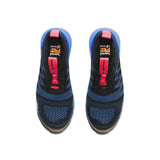 Timberland Pro Women's Radius Knit Composite-Toe Work Shoe Black/Blue Front-upper View