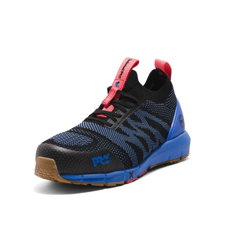 Timberland Pro Women's Radius Knit Composite-Toe Work Shoe Black/Blue A5SY8,DISCONTINUED,LOLA