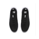 Timberland Pro Women's Solace Max Soft-Toe Slip-On Shoe Black/White Front-upper View