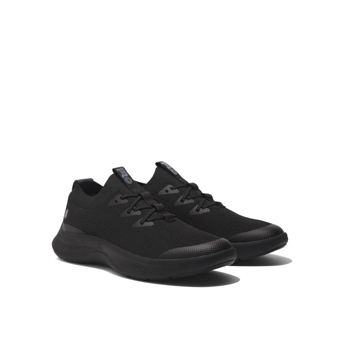 Timberland Pro Women's Solace Soft-Toe Slip-On Shoe Black A5WGQ,DISCONTINUED,LOLA