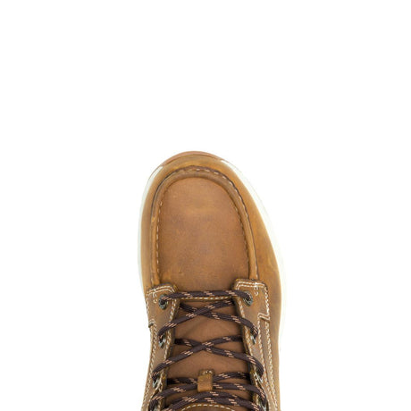 Wolverine Ride Wedge EnergyBound 6" Moc-Toe Soft-Toe Work Boot Soft-Toe,W240039 Upper Image