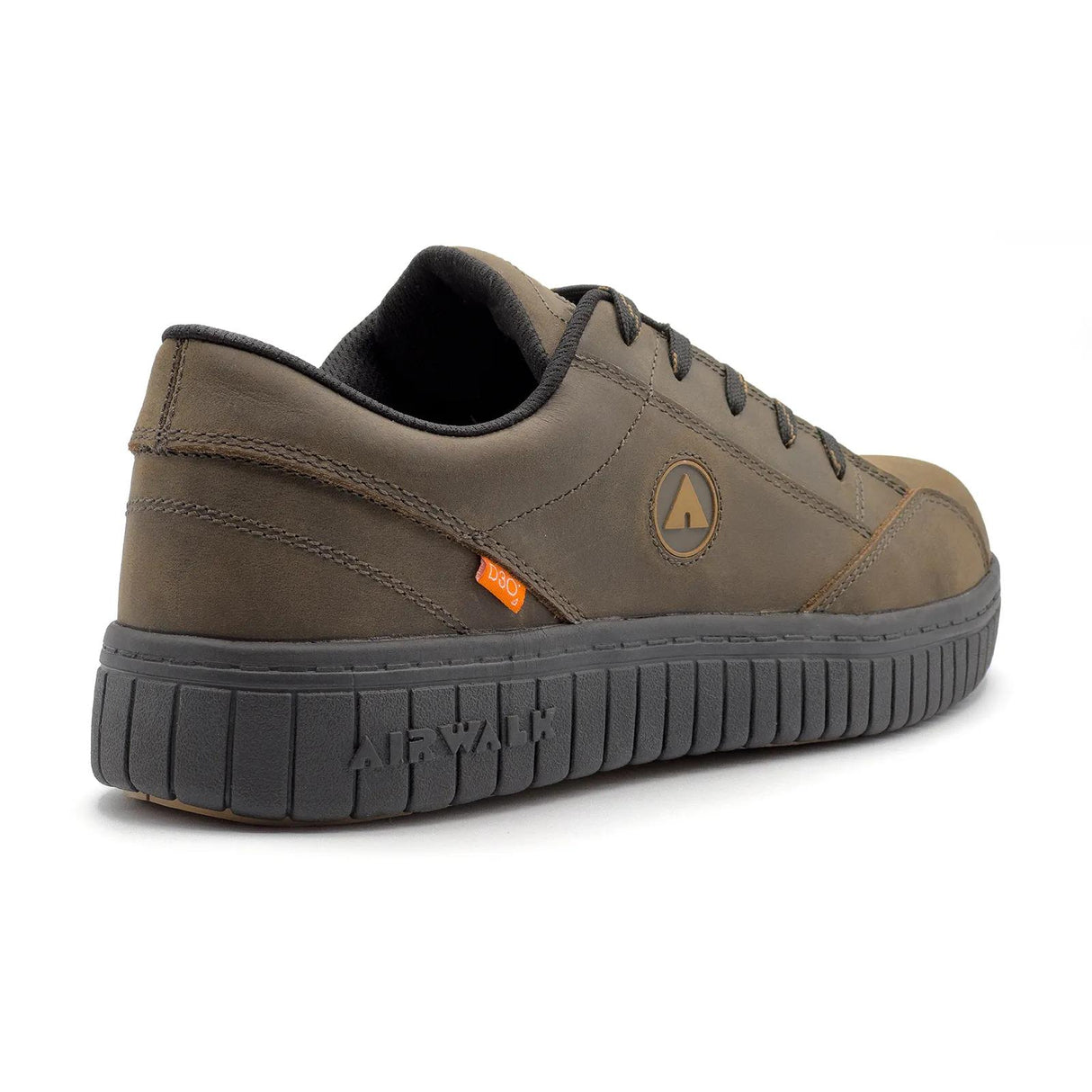 Airwalk Camino Met Leather Internal Met Guard Composite Toe Work Shoes – Dark Coffee 5