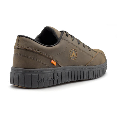 Airwalk Camino Met Leather Internal Met Guard Composite Toe Work Shoes – Dark Coffee 5