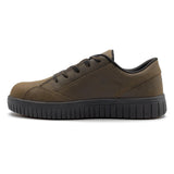 Airwalk Camino Met Leather Internal Met Guard Composite Toe Work Shoes – Dark Coffee 7
