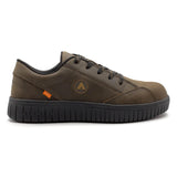 Airwalk Camino Met Leather Women’s Internal Met Guard Composite Toe Work Shoes – Dark Coffee 1