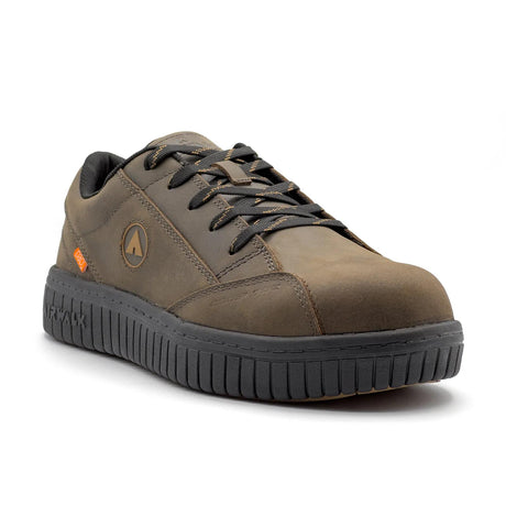 Airwalk Camino Met Leather Women’s Internal Met Guard Composite Toe Work Shoes – Dark Coffee 2