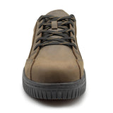 Airwalk Camino Met Leather Women’s Internal Met Guard Composite Toe Work Shoes – Dark Coffee 8