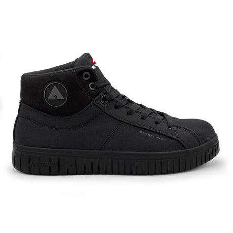Airwalk Deuce Mid Composite Toe Work Boots – Black/Black 1