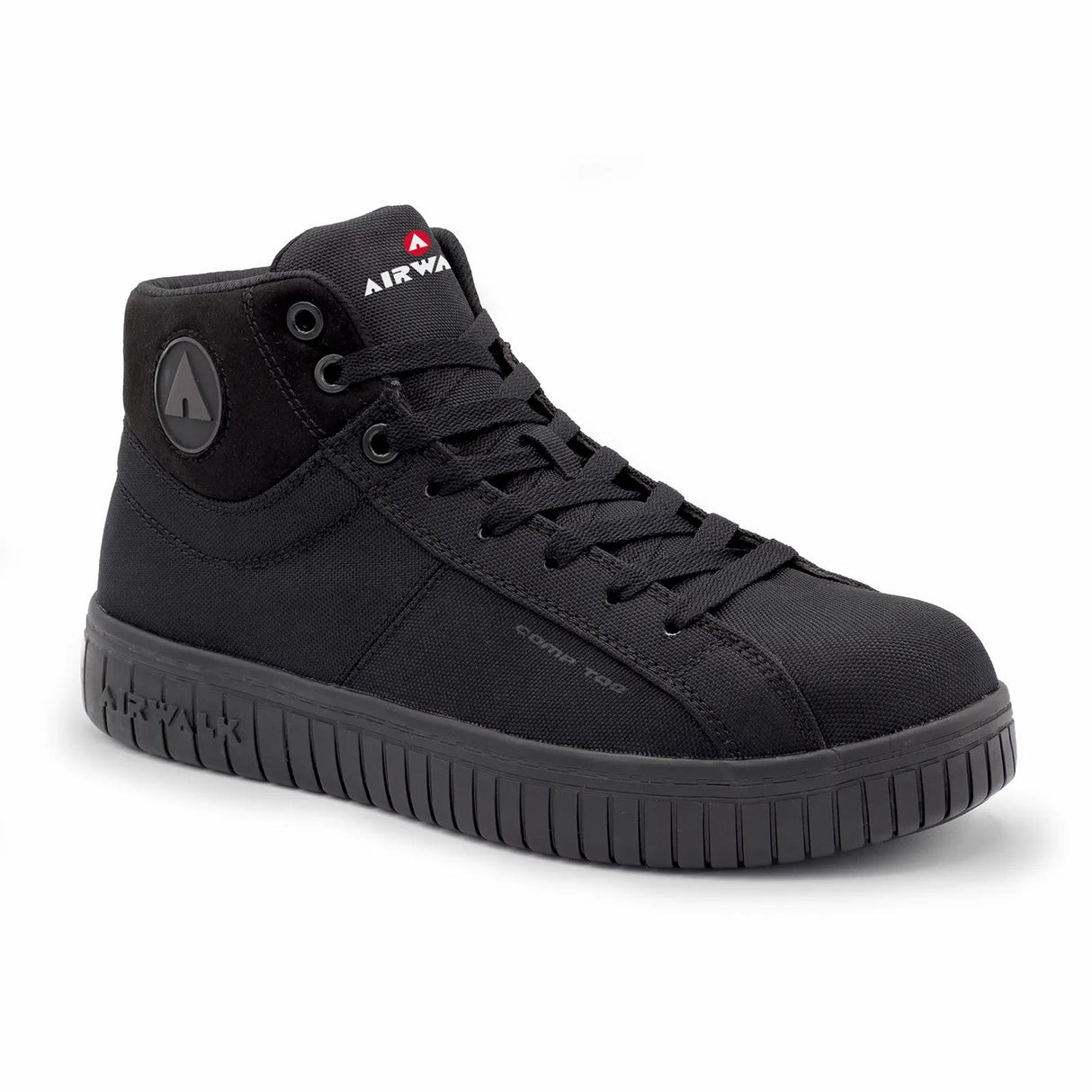 Airwalk Deuce Mid Composite Toe Work Boots – Black/Black 2