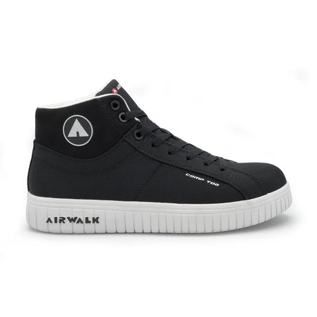 Airwalk Deuce Mid Composite Toe Work Boots – Black/White 1
