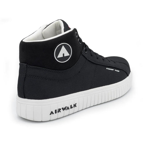 Airwalk Deuce Mid Composite Toe Work Boots – Black/White 5