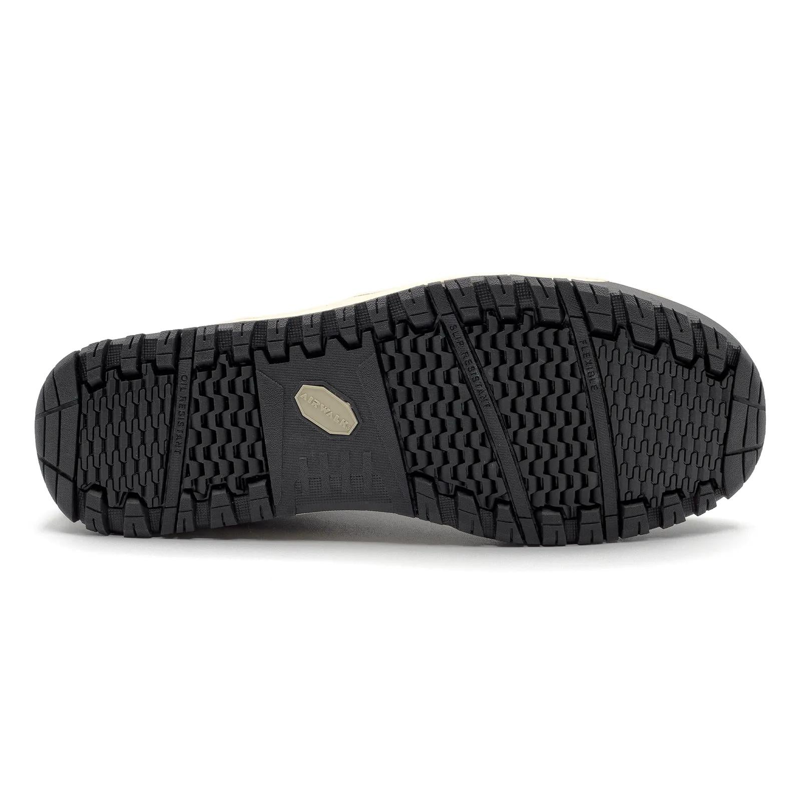 Airwalk Mongo Leather Composite Toe Shoe - Choc Brown – Steel Toes