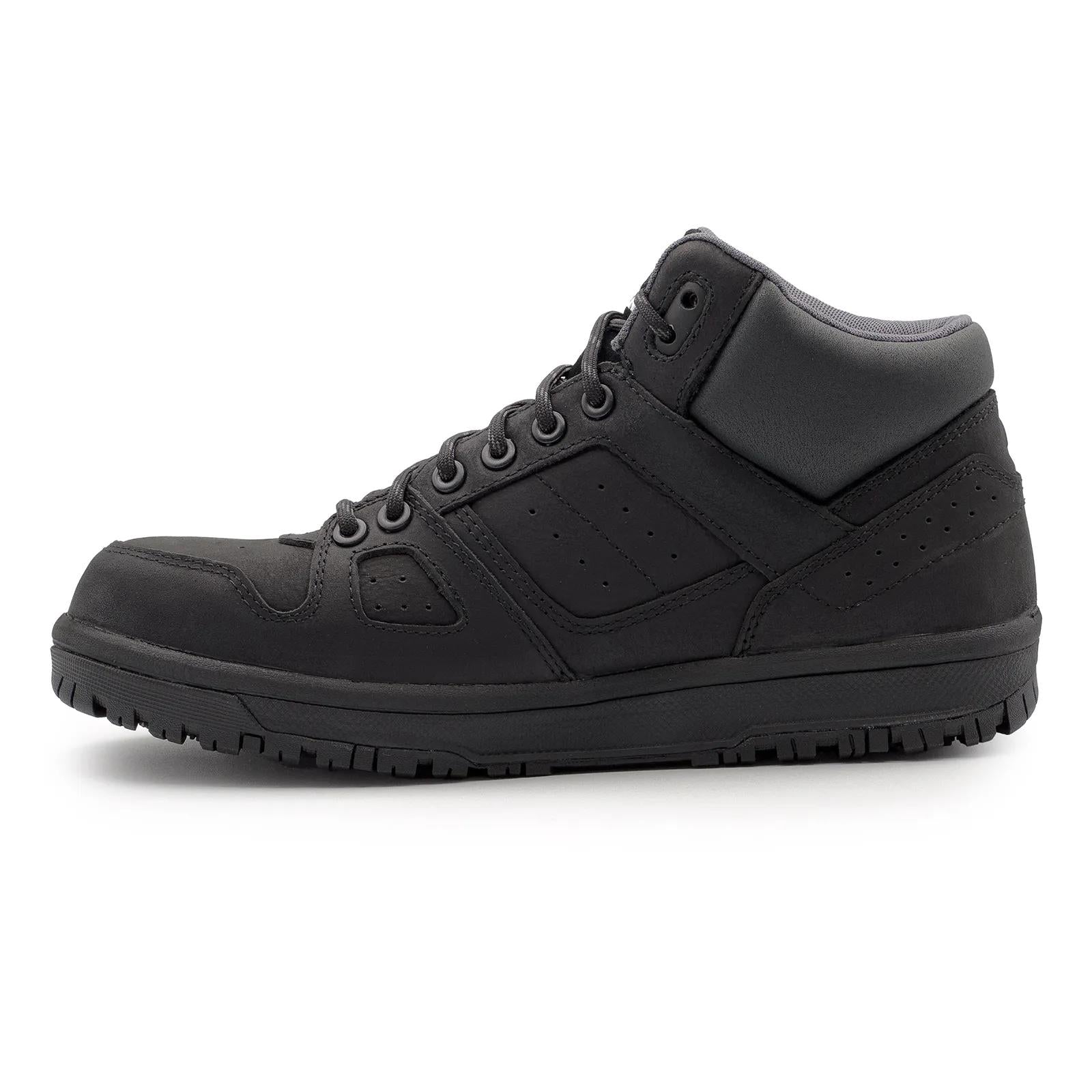 Airwalk Mongo Leather SD10 CT Mid Boot - Black – Steel Toes