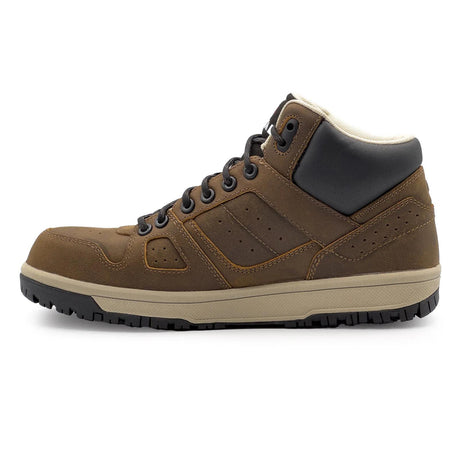 Airwalk Mongo Leather SD10 Women’s Composite Toe Mid Work Boots – Brown 6