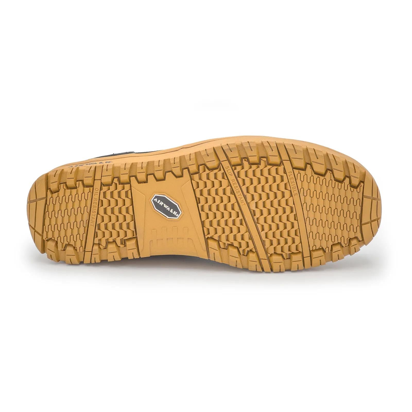 Airwalk Mongo Suede Low Composite Toe Shoe - Black/Gum – Steel Toes