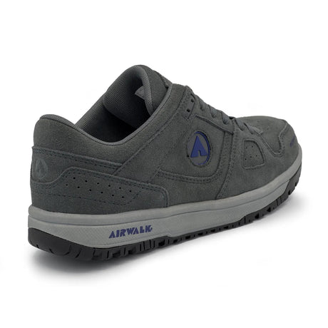 Airwalk Mongo Suede Low Composite Toe Work Shoes – Charcoal/Grey 5