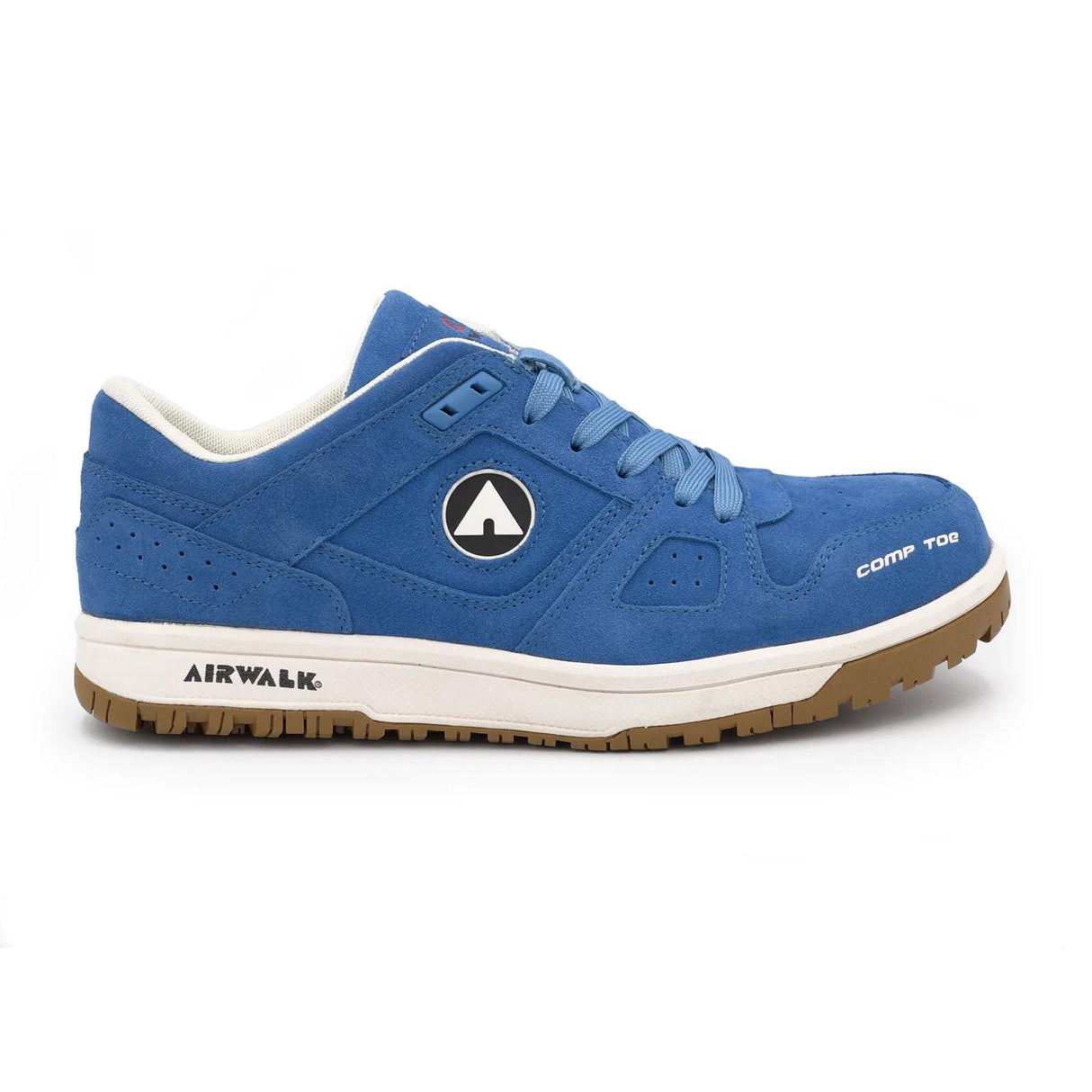 Airwalk Mongo Suede Low Women’s Composite Toe Work Shoes – Light Blue/Sail 1
