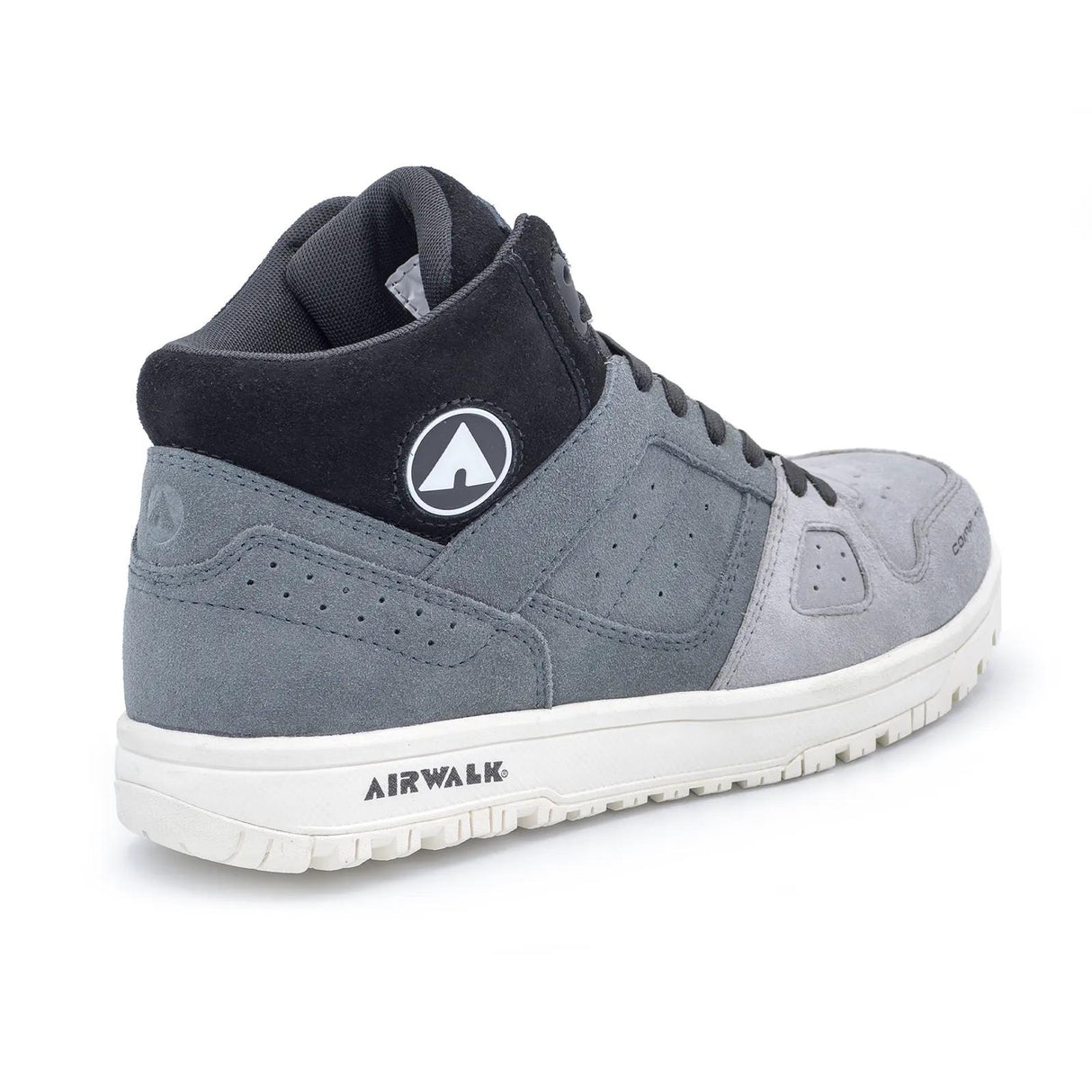 Airwalk Mongo Suede Mid Composite Toe Work Boots – Grey/White 5
