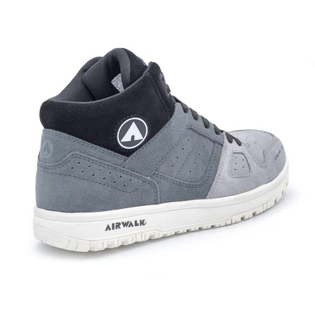 Airwalk Mongo Suede Mid Composite Toe Work Boots – Grey/White 5