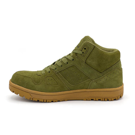 Airwalk Mongo Suede Mid Composite Toe Work Boots – Olive/Gum 2