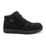 Airwalk Mongo Suede Mid Women’s Composite Toe Work Boots – Black/Black 1