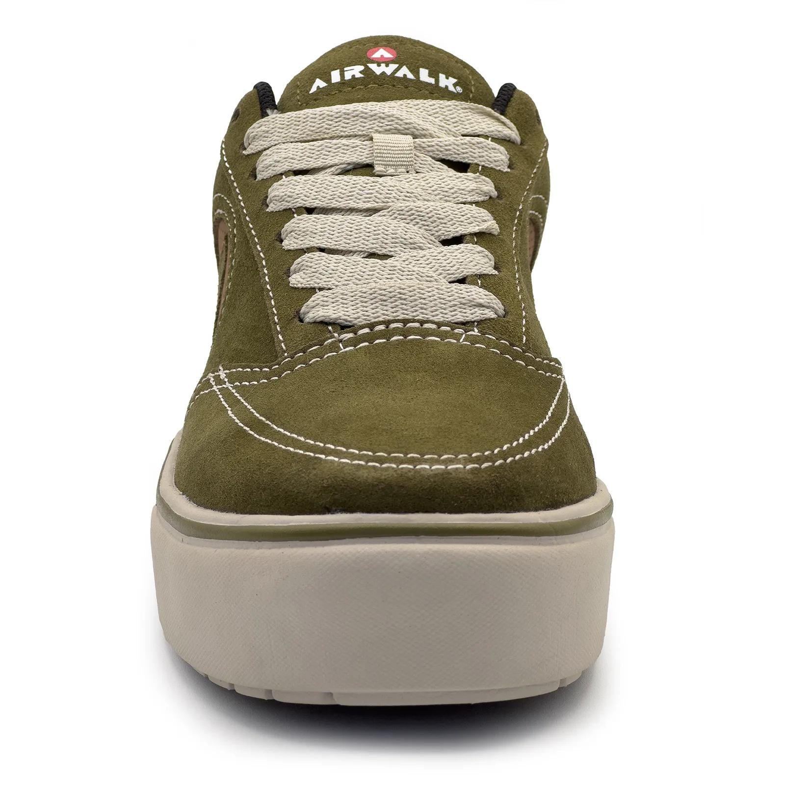 (取寄) エアウォークワーク メンズ トゥ ファット ア シリーズ Airwalk Work men Compsoite Toe Phat A Series Military Olive Airwalk Phat A Composite Toe Shoe - Military Olive – Steel Toes