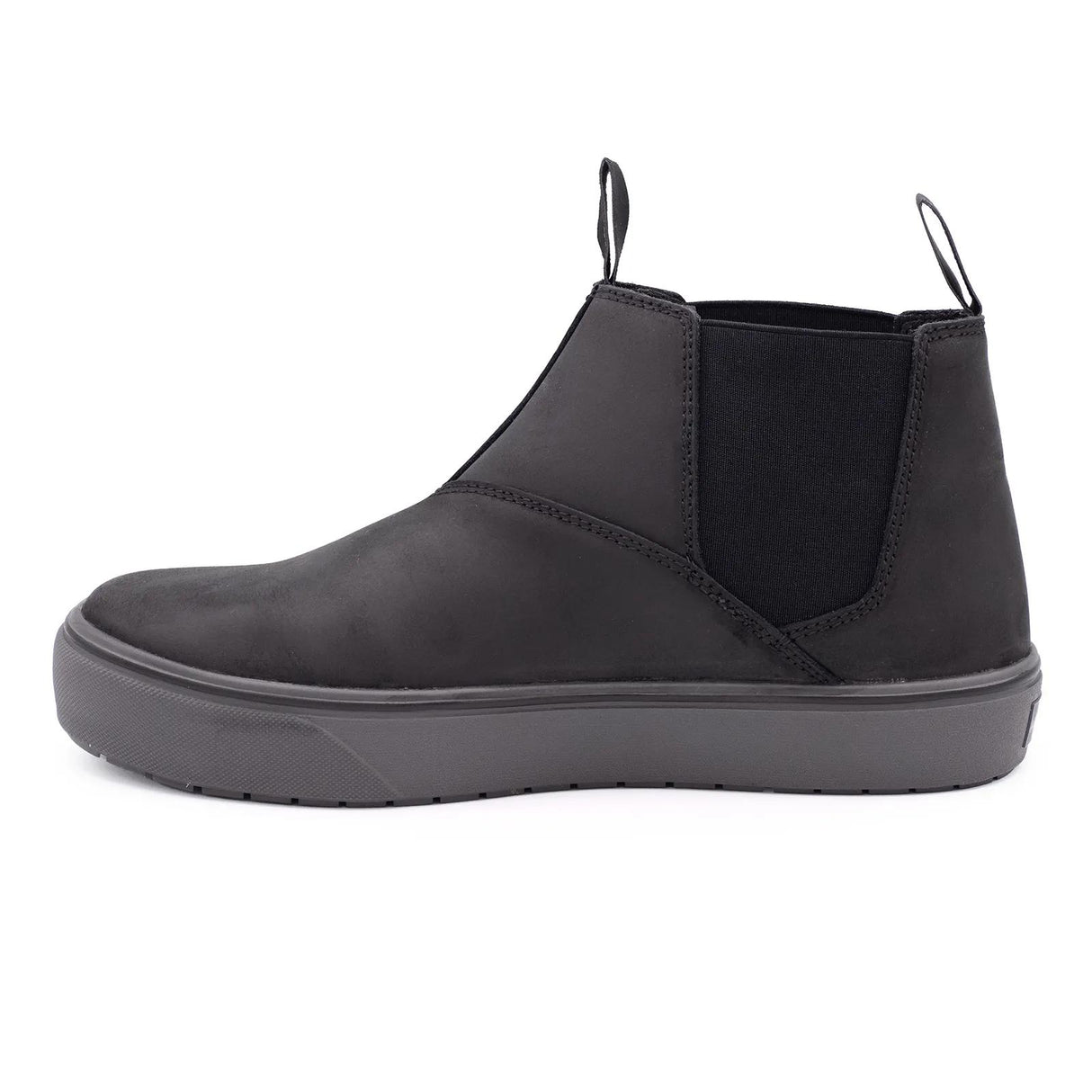 Airwalk Venice Leather Chelsea Composite Toe Work Boots – Black/Forged Iron 7